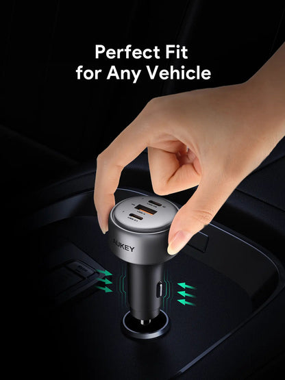 Aukey Pathfinder Mix 3 66W Fast Charging Car Charger (CC-P1) Tristar Online