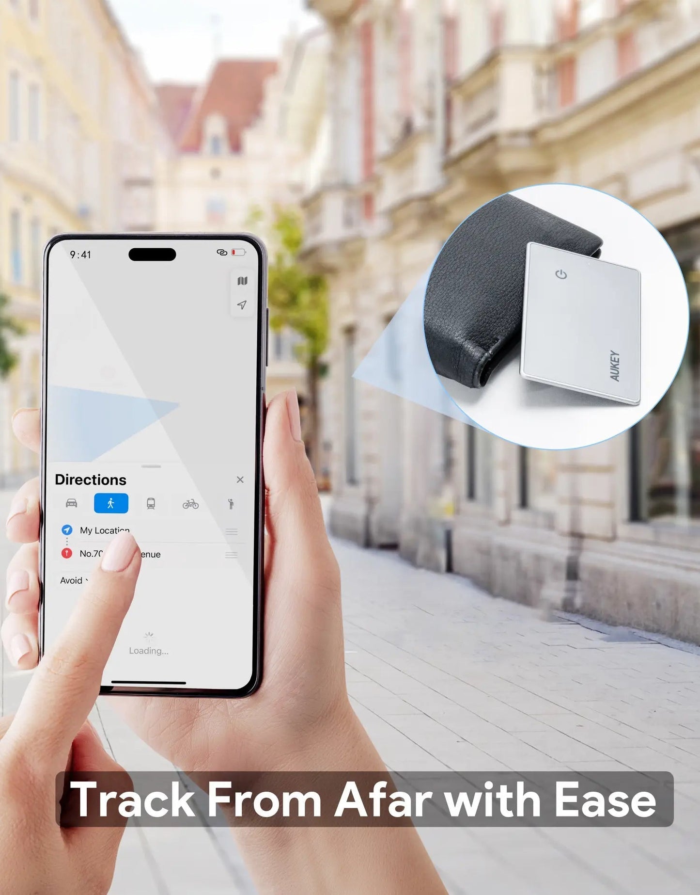Aukey Track Mate 3 Smart Bluetooth Tracker (TM-21) Tristar Online