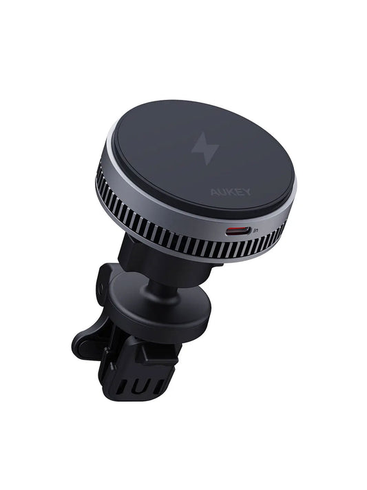 Aukey MagFusion Dash Pro Qi2 Magnetic Fast Wireless Charging Phone Mount with Active Cooling (HD-MC13A) Tristar Online