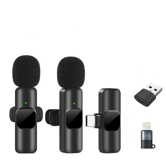 Wireless Lavalier Microphone for iPhone Android Live Recording Tristar Online
