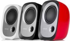 Edifier R12U USB Compact 2.0 Multimedia Speakers System Red - 3.5mm AUX/USB/Ideal for Desktop,Laptop,Tablet or Phone Tristar Online