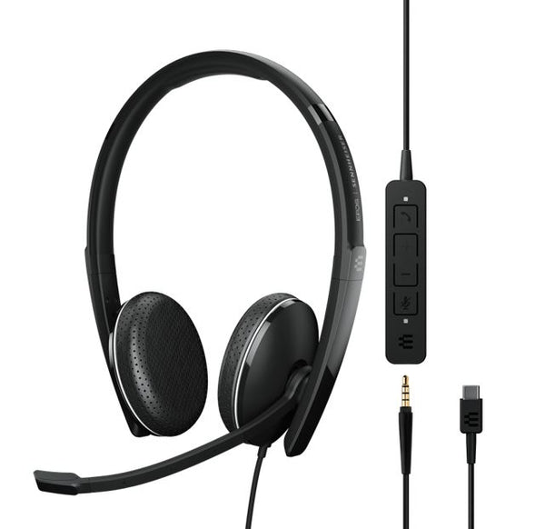 SENNHEISER | Sennheiser ADAPT 165 USB C II On-ear, double-sided USB-C headset, 3.5 mm jack and detachable USB cable with in-line call control Tristar Online