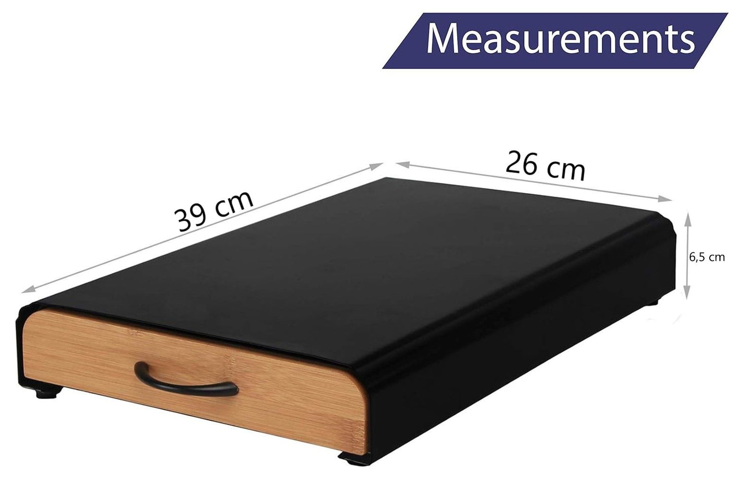 CARLA HOME Coffee Pods Holder Storage Drawer Compatible with 60 Nespresso Pods for Kitchen Storage & Organisation (Natural) Tristar Online