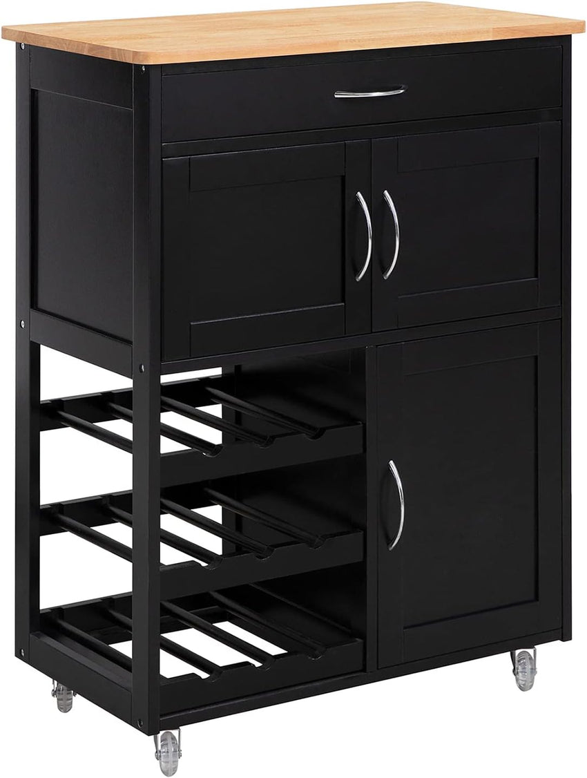 Kitchen Trolley Bottle Rack Drawer Cabinet Tristar Online