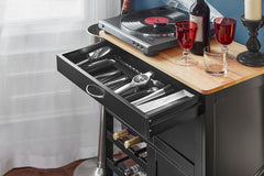 Kitchen Trolley Bottle Rack Drawer Cabinet Tristar Online