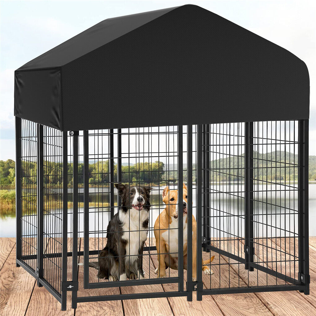 Extra Large Welded Wire Dog Kennel Outdoor Heavy Duty Crate Cage Tristar Online