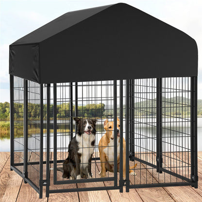 Extra Large Welded Wire Dog Kennel Outdoor Heavy Duty Crate Cage Tristar Online
