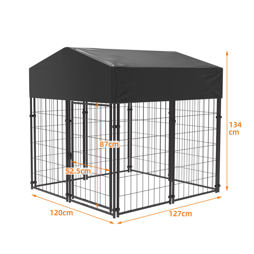 Extra Large Welded Wire Dog Kennel Outdoor Heavy Duty Crate Cage Tristar Online