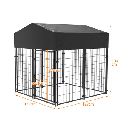 Extra Large Welded Wire Dog Kennel Outdoor Heavy Duty Crate Cage Tristar Online