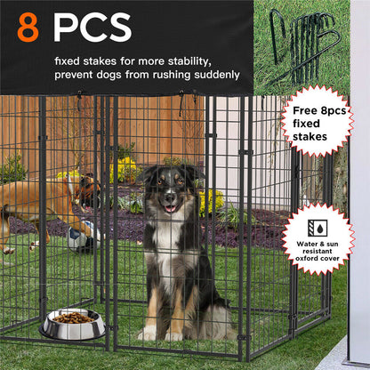 Extra Large Welded Wire Dog Kennel Outdoor Heavy Duty Crate Cage Tristar Online