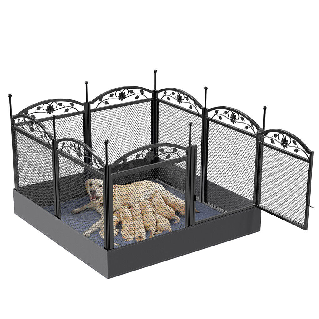 HeavyDuty Metal Dog Playpen w/ Waterproof Border Tristar Online