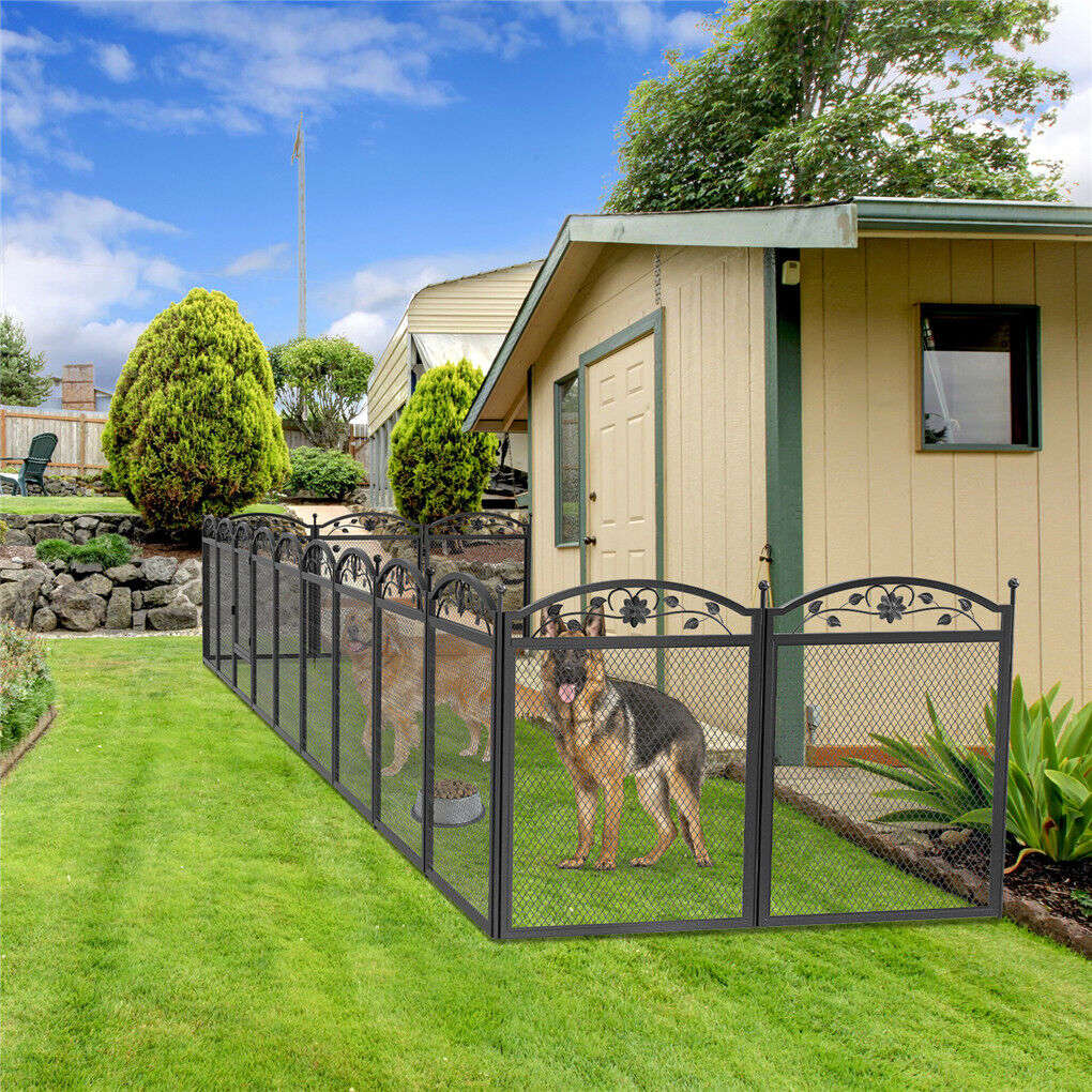 HeavyDuty Metal Dog Playpen w/ Waterproof Border Tristar Online
