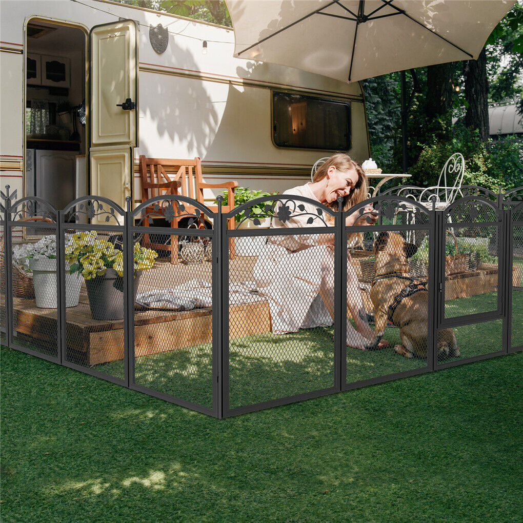 HeavyDuty Metal Dog Playpen w/ Waterproof Border Tristar Online