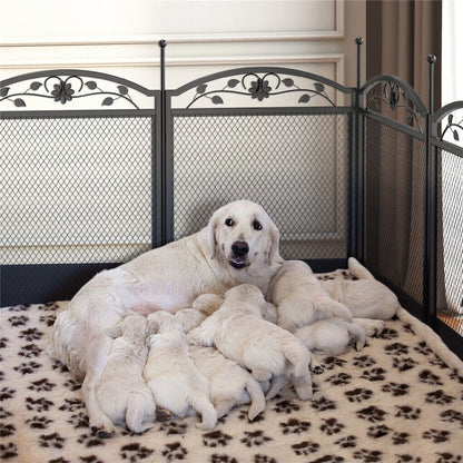 HeavyDuty Metal Dog Playpen w/ Waterproof Border Tristar Online