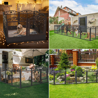 HeavyDuty Metal Dog Playpen w/ Waterproof Border Tristar Online