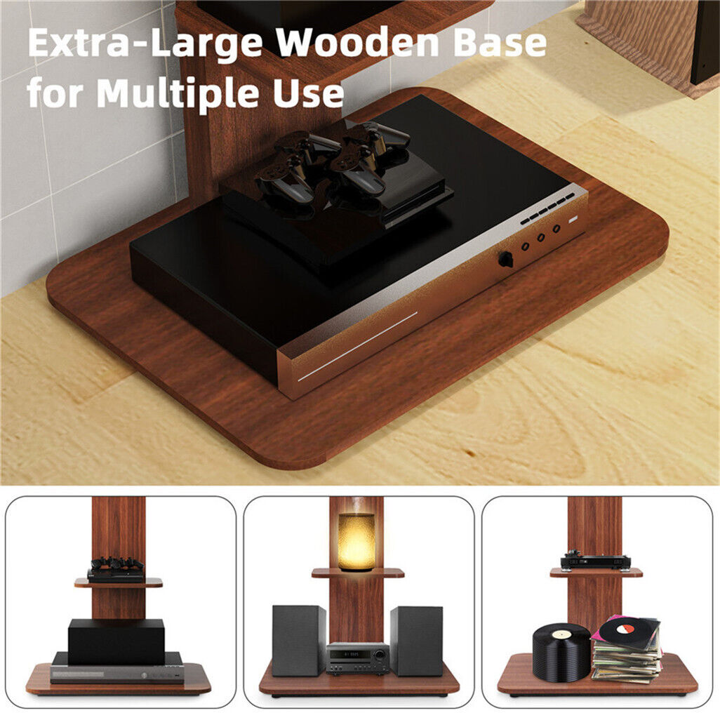 Heavy Duty TV Floor Stand Adjustable Mount 65 Black Brown Tristar Online