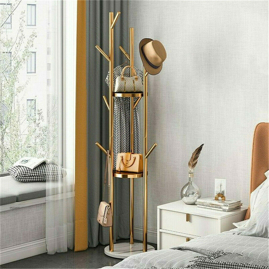 Marble & Metal Coat Rack Stand Heavy Duty Tristar Online