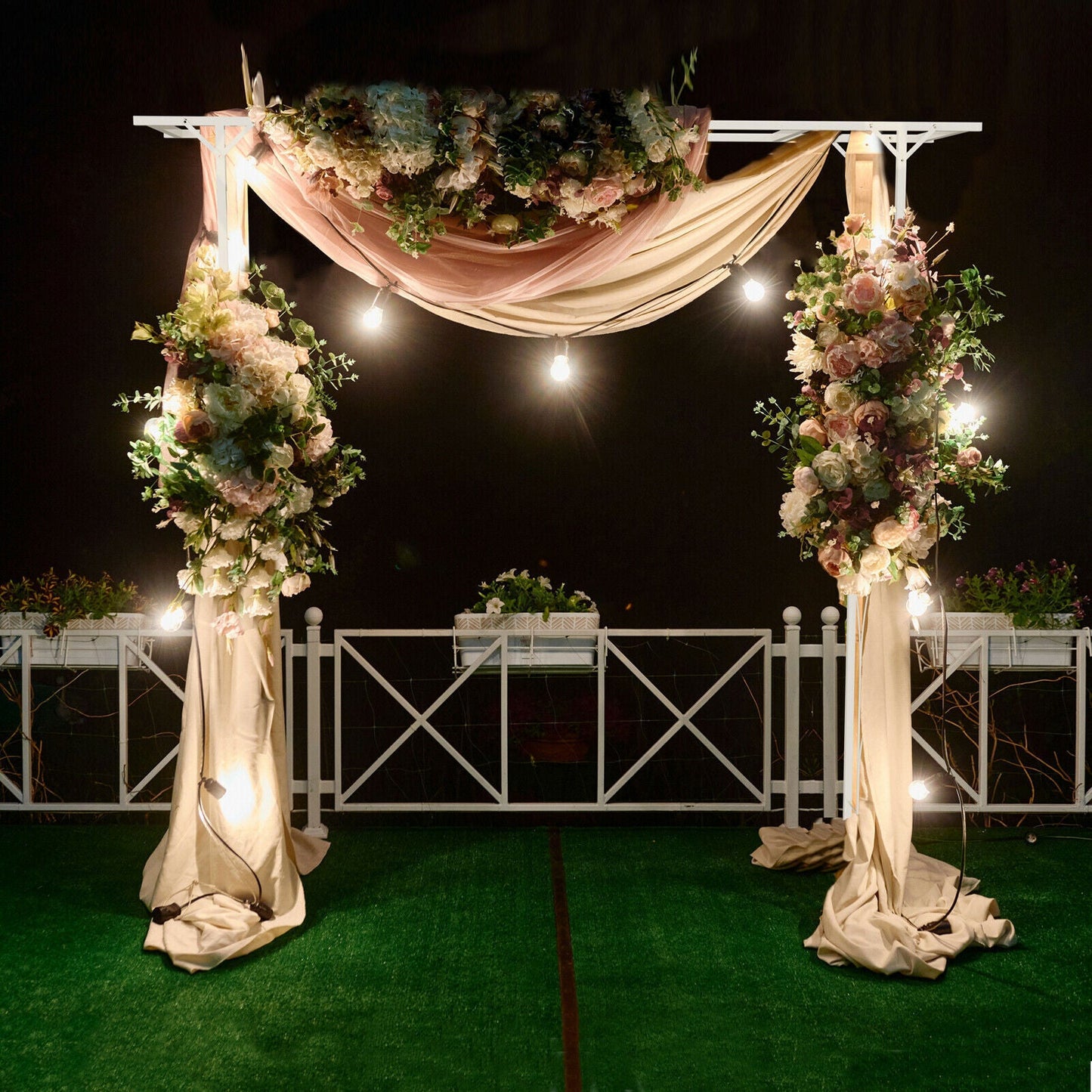 Stereoscopic Metal Garden Arch Arbor Wedding Pergola Trellis Tristar Online