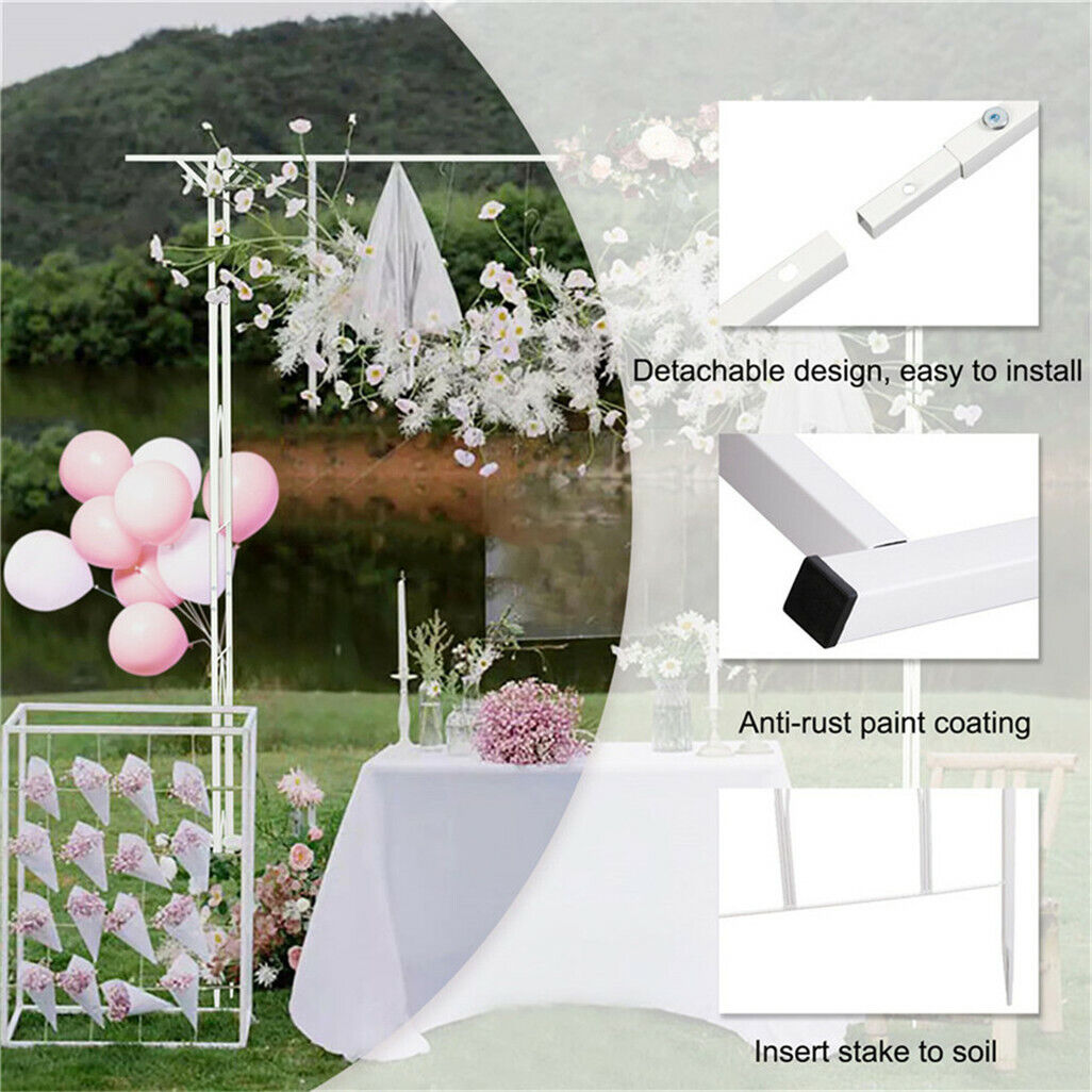 Stereoscopic Metal Garden Arch Arbor Wedding Pergola Trellis Tristar Online