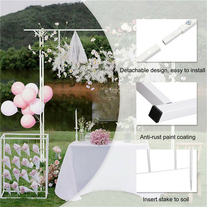 Stereoscopic Metal Garden Arch Arbor Wedding Pergola Trellis Tristar Online