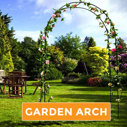 Metal Garden Arch Trellis Iron Plant Support Outdoor Climbing Tristar Online