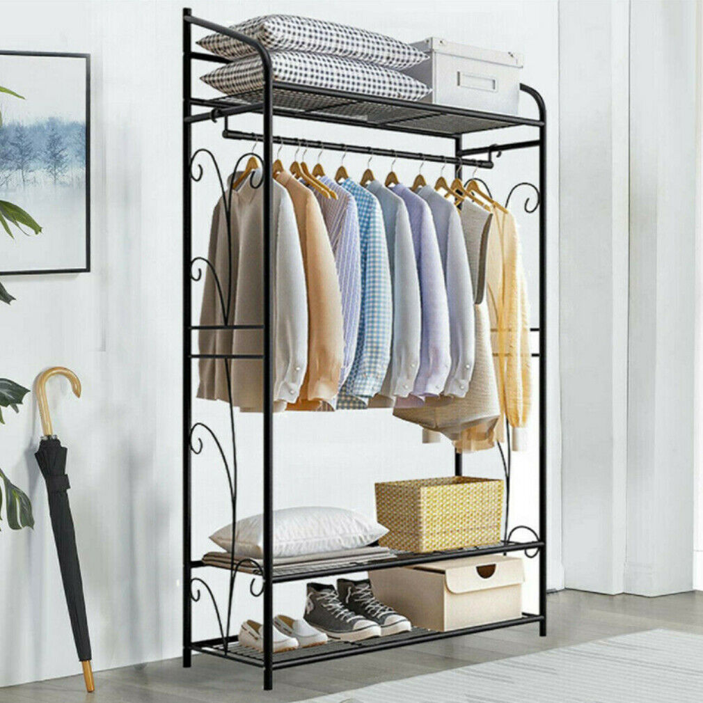 Extra Large Iron Clothes Rack Garment Hanging Stand Tristar Online