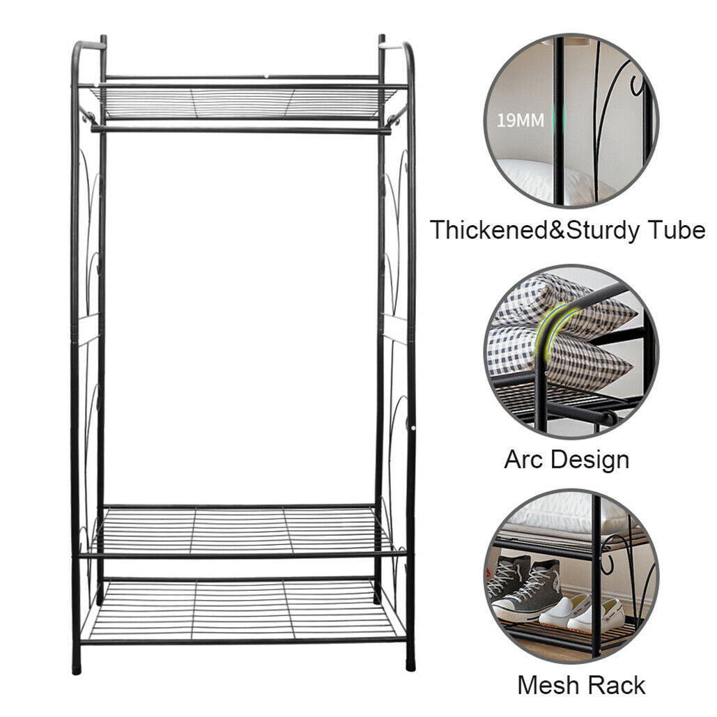 Extra Large Iron Clothes Rack Garment Hanging Stand Tristar Online