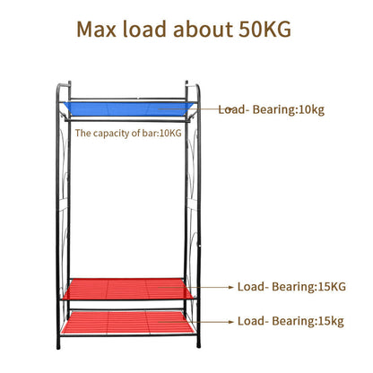 Extra Large Iron Clothes Rack Garment Hanging Stand Tristar Online