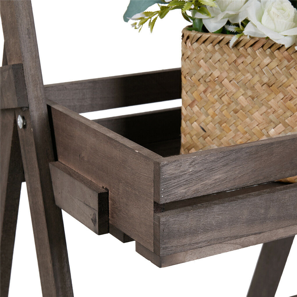 Vintage Wooden Chalkboard Easel 38x50CM with 3 Shelves Tristar Online