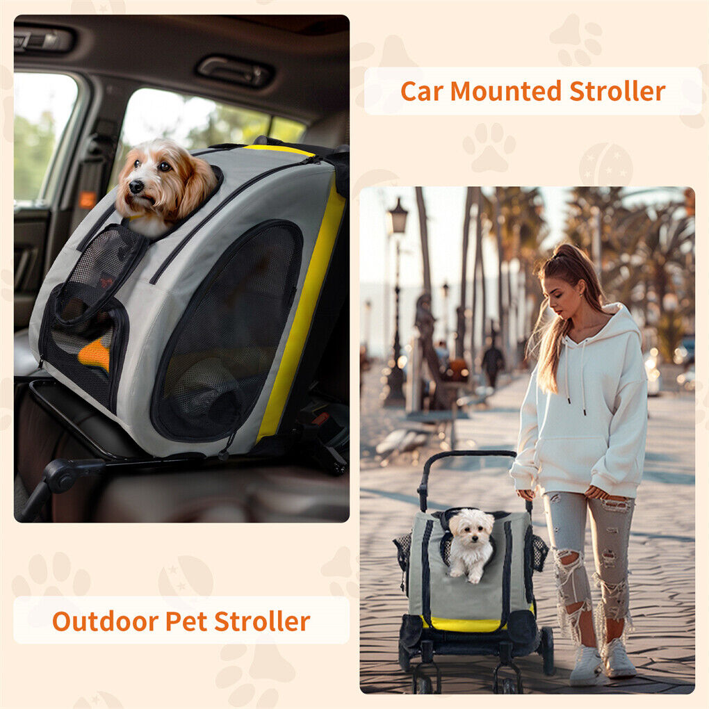Dog Stroller Car Mounted Outdoor Pet Cart Tristar Online