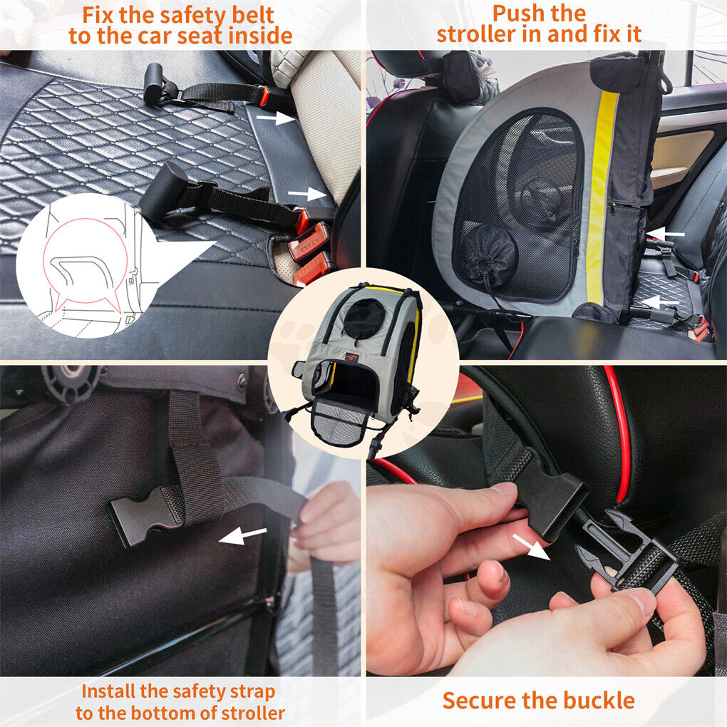 Dog Stroller Car Mounted Outdoor Pet Cart Tristar Online
