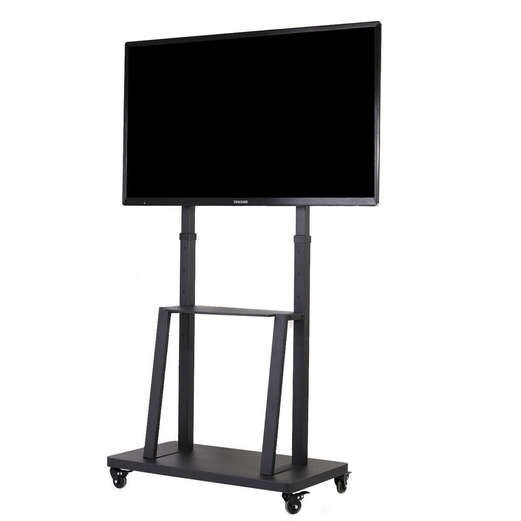 32-80 Rolling TV Stand with 2-Tier Shelf Adjustable Mount Tristar Online