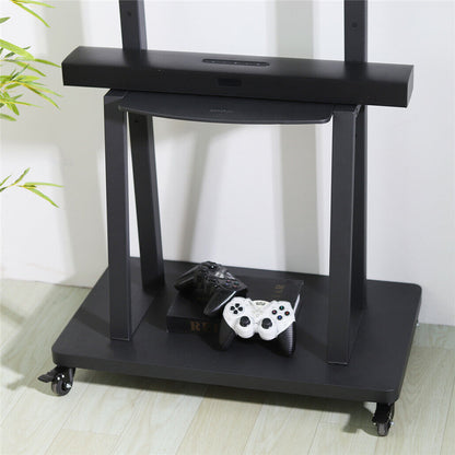 32-80 Rolling TV Stand with 2-Tier Shelf Adjustable Mount Tristar Online
