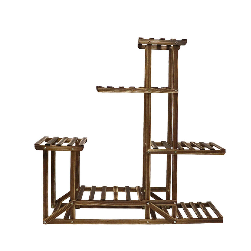 5-Tier Wooden Plant Stand Flower Display Shelf Indoor Outdoor Garden Tristar Online