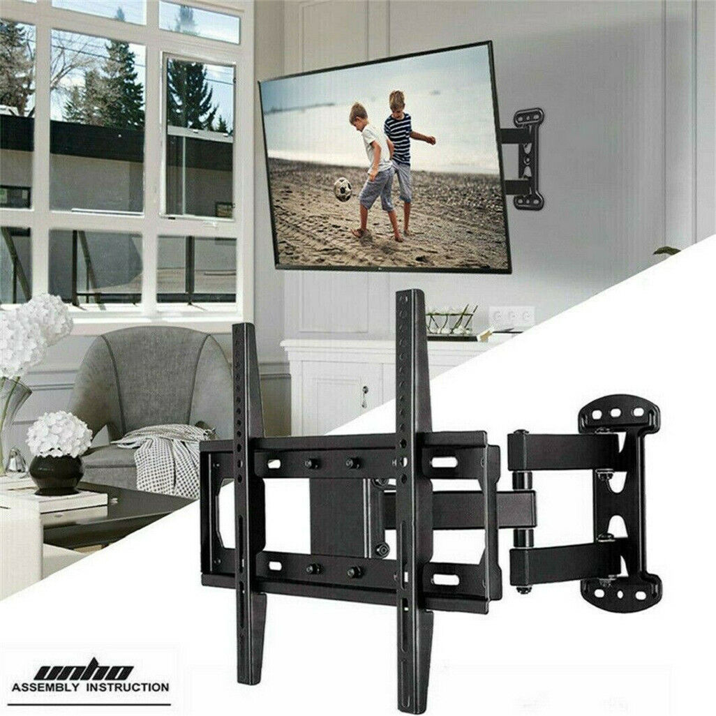 Full Motion TV Wall Mount Bracket 27-55 for Samsung TCL Hisense Tristar Online