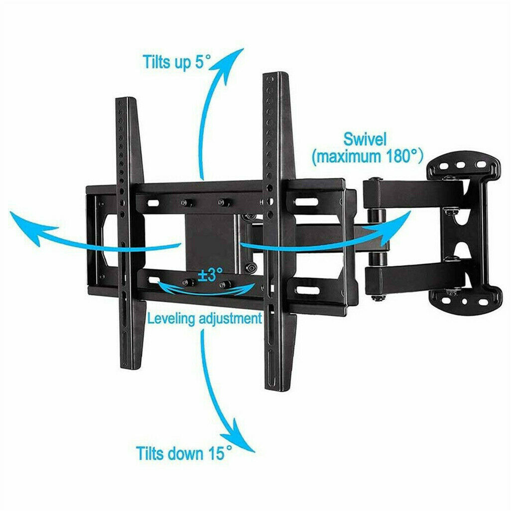 Full Motion TV Wall Mount Bracket 27-55 for Samsung TCL Hisense Tristar Online