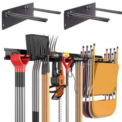 Wall Mounted Tool Rack Heavy Duty Garage Organizer Tristar Online