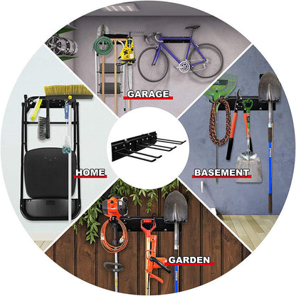 Wall Mounted Tool Rack Heavy Duty Garage Organizer Tristar Online