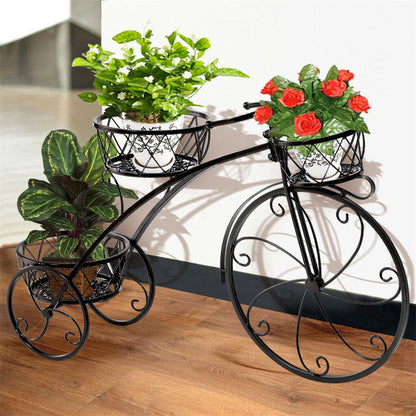 Iron Bicycle Plant Stand Rack Indoor Outdoor Garden Tristar Online