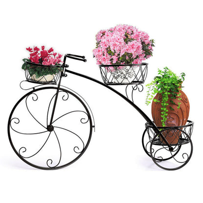 Iron Bicycle Plant Stand Rack Indoor Outdoor Garden Tristar Online