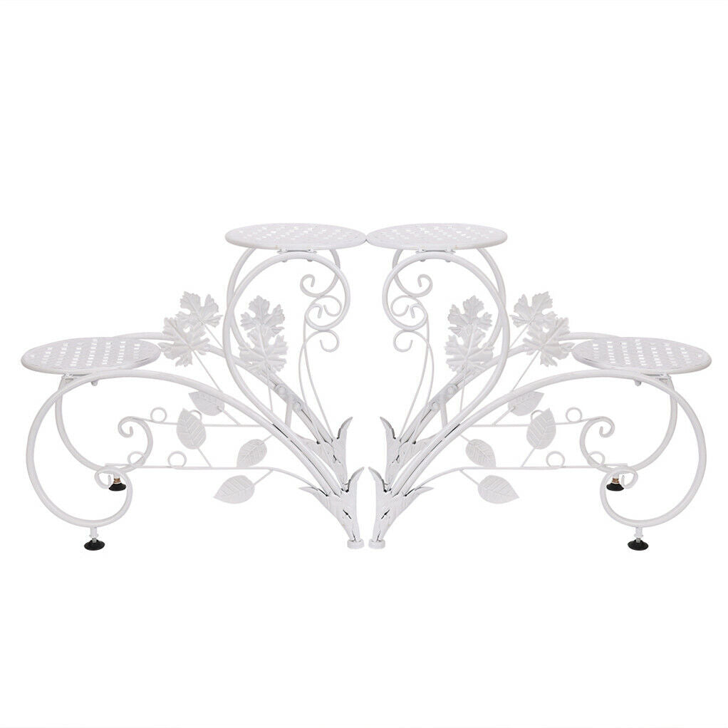 Set of 2 Plant Stand Wedding Garden Flower Shelf Rack Tristar Online