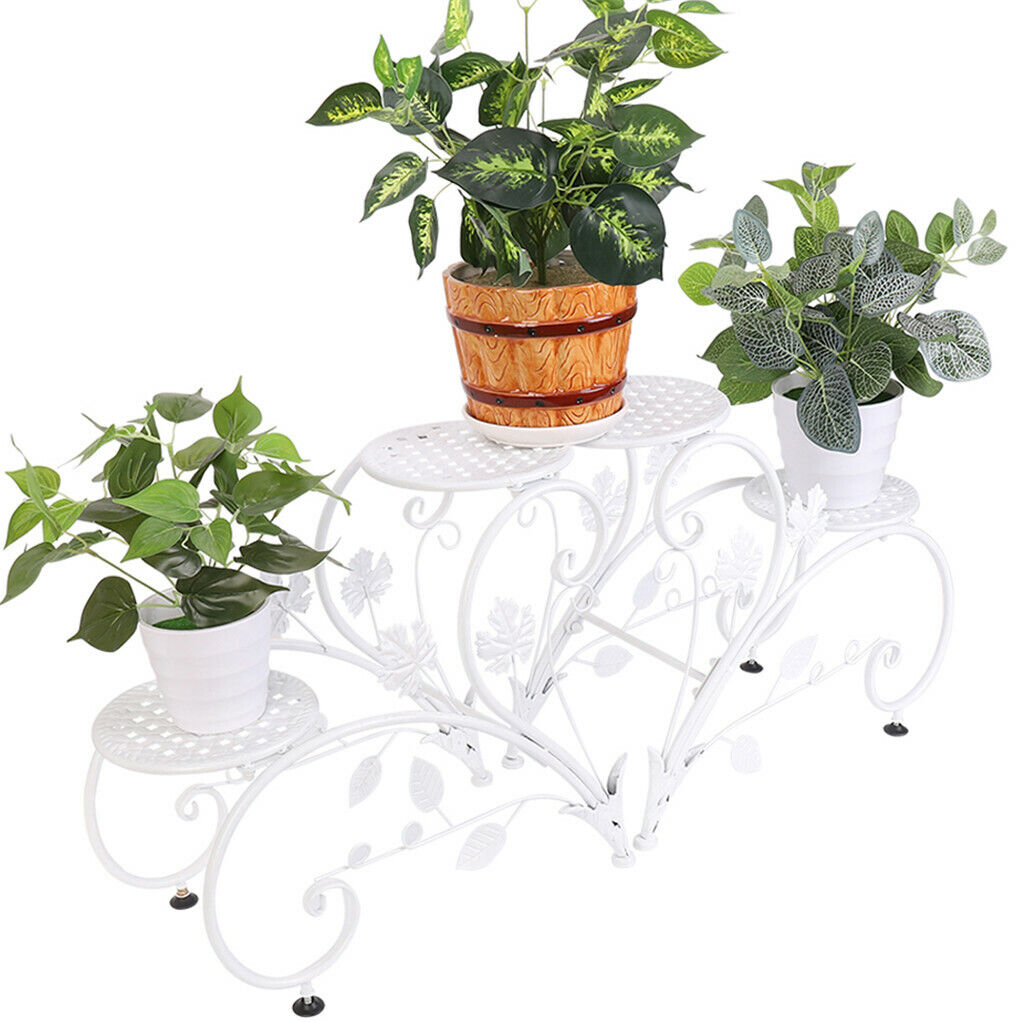 Set of 2 Plant Stand Wedding Garden Flower Shelf Rack Tristar Online