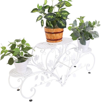 Set of 2 Plant Stand Wedding Garden Flower Shelf Rack Tristar Online