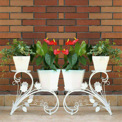 Set of 2 Plant Stand Wedding Garden Flower Shelf Rack Tristar Online