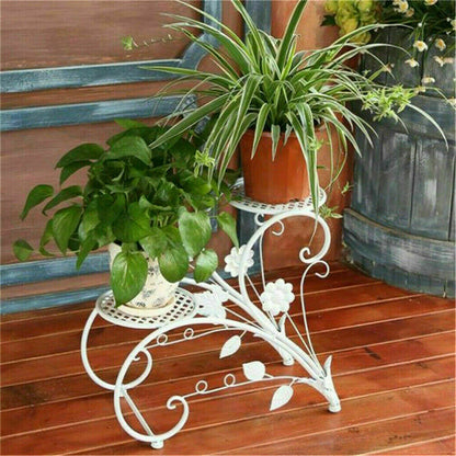 Set of 2 Plant Stand Wedding Garden Flower Shelf Rack Tristar Online