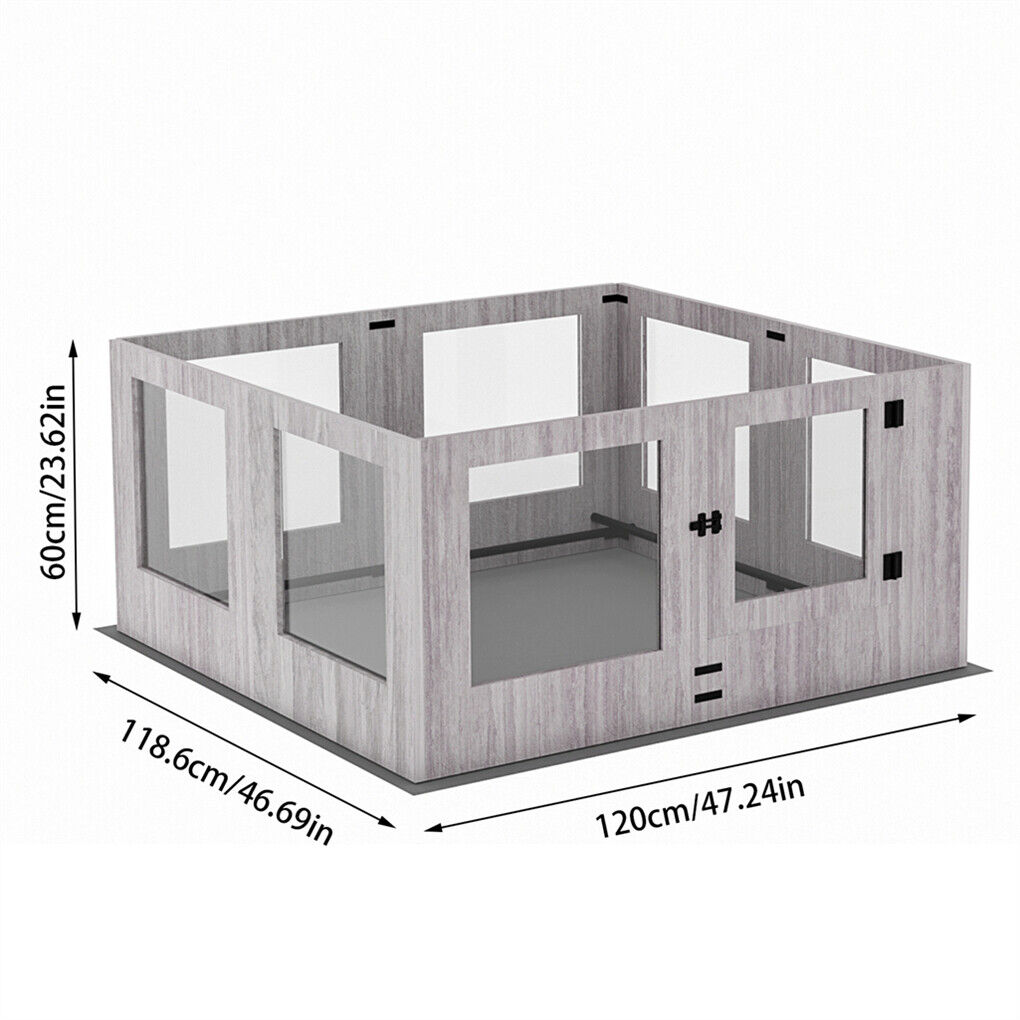Dog Whelping Box 8 Panels Puppy Pen with Pad Tristar Online