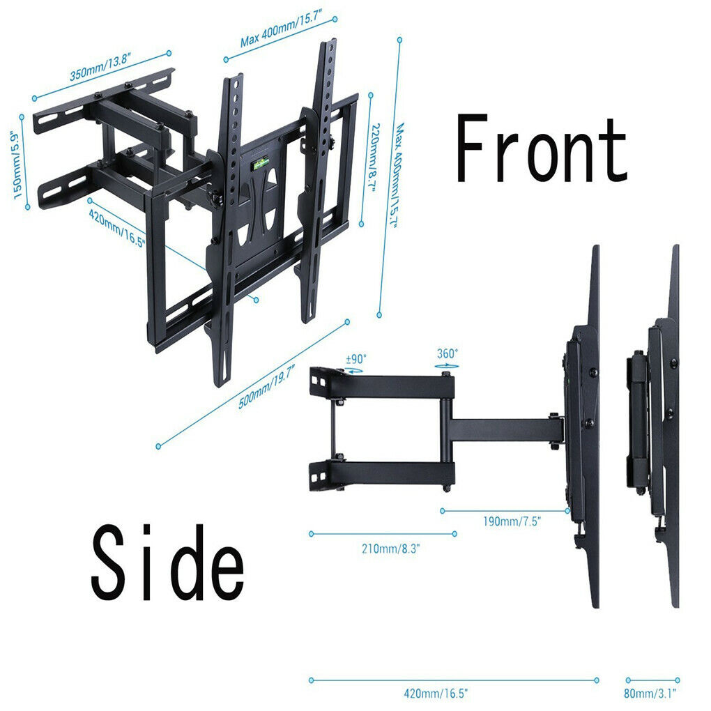 Articulating TV Wall Mount Bracket 32-56 Corner Rack Holder Tristar Online