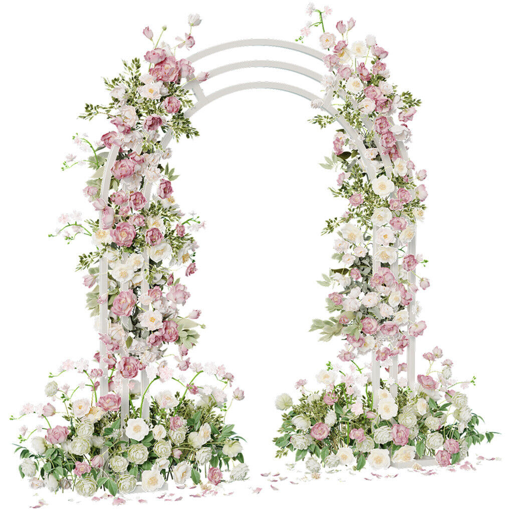 Metal Wedding Arch Garden Arbor Floral Stand Indoor/Outdoor Tristar Online