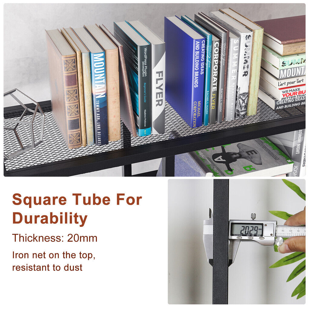 Rustic Accent Bookshelf 90CM Wide Plant Display Rack Tristar Online