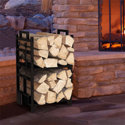 Iron Log Holder Indoor Heavy Duty Firewood Rack 180kg Tristar Online